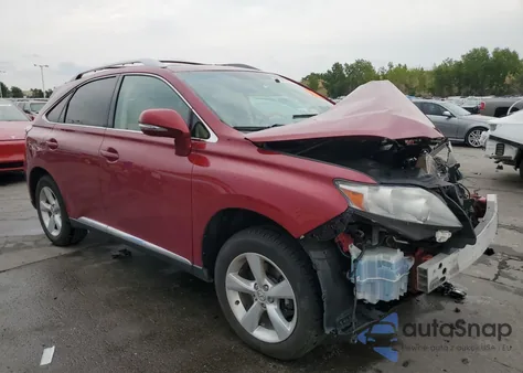 2010 Lexus Rx 350 from USA, damaged, VIN 2T2BK1BA6AC066084